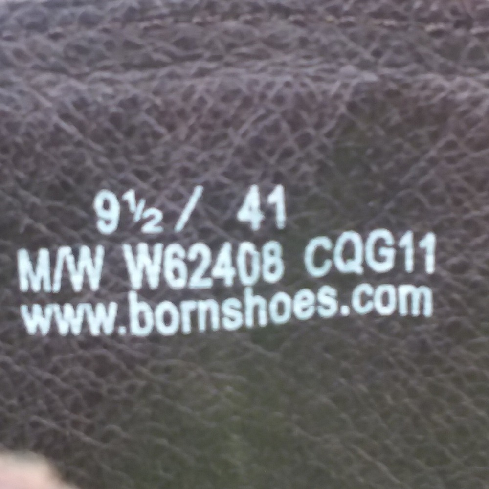Born Milari Knee High Riding Boots Leather Buckle Accent Heel Brown Women's‎ 9.5 - Picture 12 of 12
